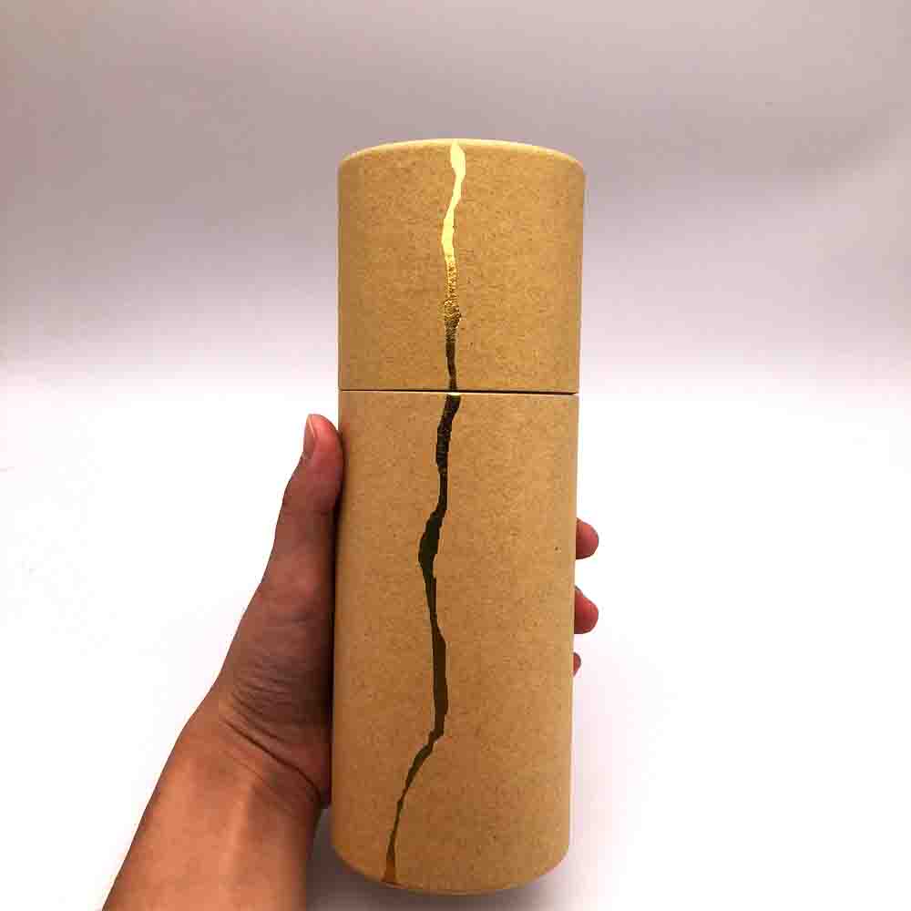 Stand Up Carton Gold Stamp Tube